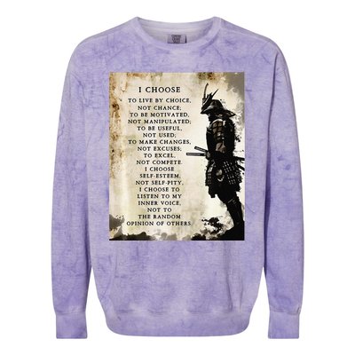 Fearless Warrior Premium Colorblast Crewneck Sweatshirt