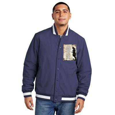 Fearless Warrior Premium Insulated Varsity Jacket