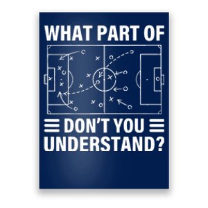 Funny What Part Of Soccer Dont You Understand Soccer Coach Poster