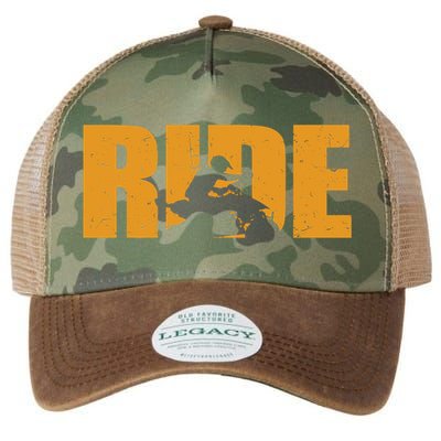 Four Wheeler Quad Funny ATV RIDE Quad Biker Legacy Tie Dye Trucker Hat