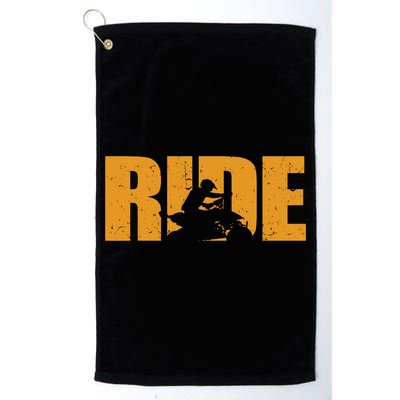 Four Wheeler Quad Funny ATV RIDE Quad Biker Golf Towel
