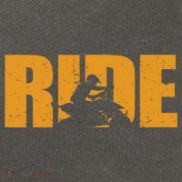 Four Wheeler Quad Funny ATV RIDE Quad Biker Cotton Canvas Backpack