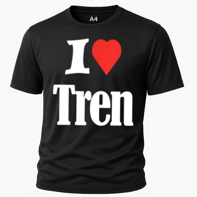 Funny Workout Quote, I Love Tren Design,Cool Bodybuilder Performance Shirt