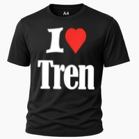 Funny Workout Quote, I Love Tren Design,Cool Bodybuilder Cooling Performance Crew T-Shirt