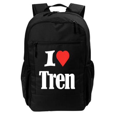 Funny Workout Quote, I Love Tren Design,Cool Bodybuilder Backpack