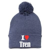Funny Workout Quote, I Love Tren Design,Cool Bodybuilder Pom Pom 12in Knit Beanie