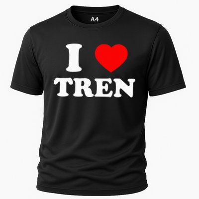 Funny Workout Quote I Love Tren Bodybuilder Performance Shirt