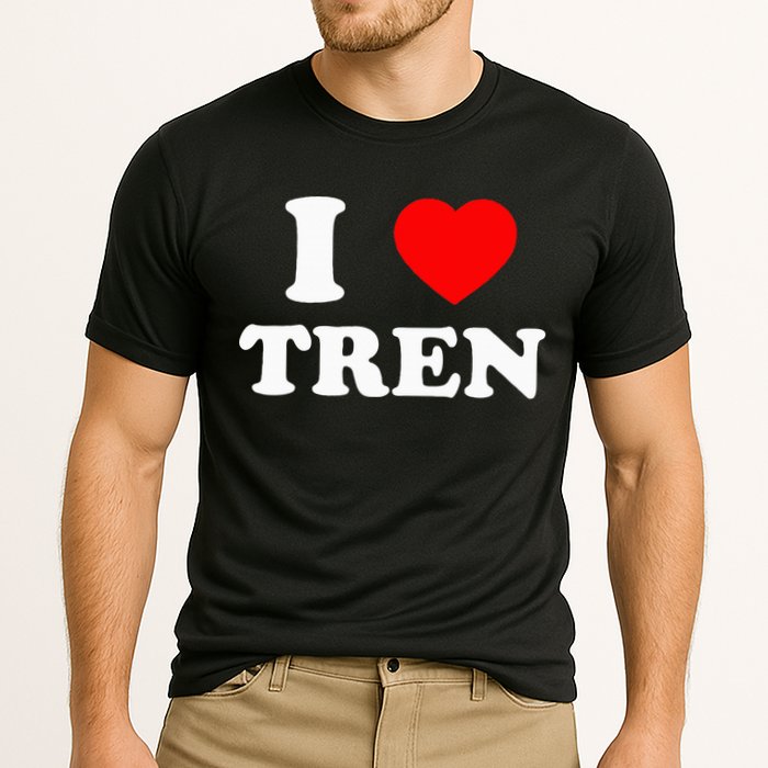 Funny Workout Quote I Love Tren Bodybuilder Cooling Performance Crew T-Shirt