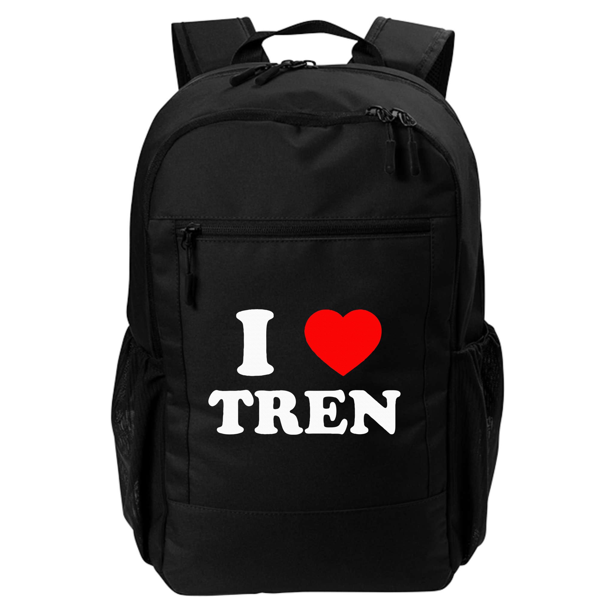 Funny Workout Quote I Love Tren Bodybuilder Backpack
