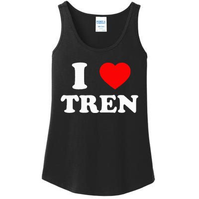 Funny Workout Quote I Love Tren Bodybuilder Ladies Essential Tank