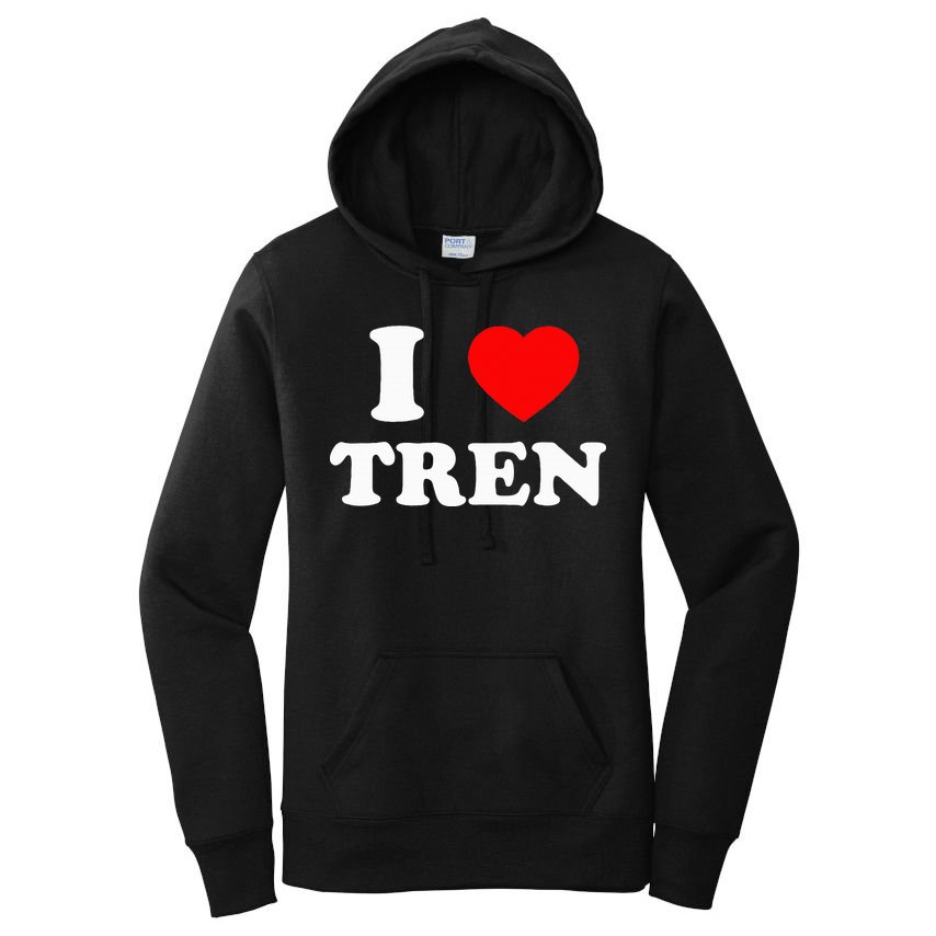 Funny Workout Quote I Love Tren Bodybuilder Women's Pullover Hoodie