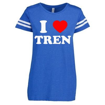 Funny Workout Quote I Love Tren Bodybuilder Enza Ladies Jersey Football T-Shirt