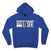 Fantasy Winner Reality Loser Fantasy Football Champion Gift Hoodie