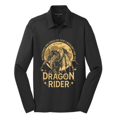 Fourth Wing Romantasy Dragons Basgiath Yarros Fantasy Book Silk Touch Performance Long Sleeve Polo