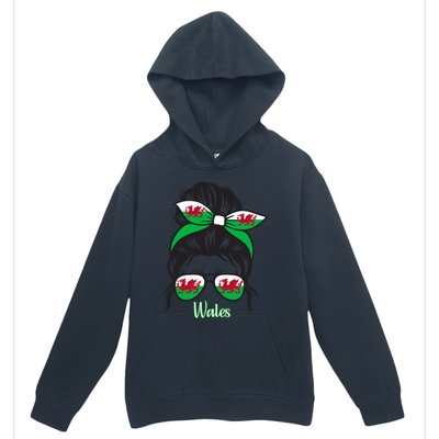 Funny Wales Roots Wales Flag Urban Pullover Hoodie