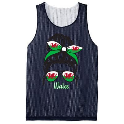 Funny Wales Roots Wales Flag Mesh Reversible Basketball Jersey Tank