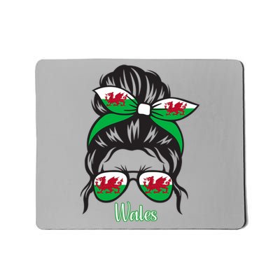 Funny Wales Roots Wales Flag Mousepad