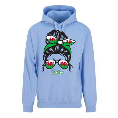 Funny Wales Roots Wales Flag Unisex Surf Hoodie