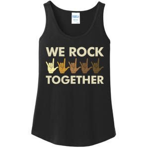 Funny We Rock Together Ladies Essential Tank