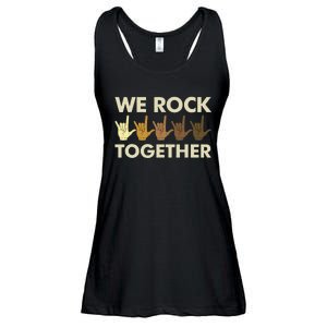 Funny We Rock Together Ladies Essential Flowy Tank