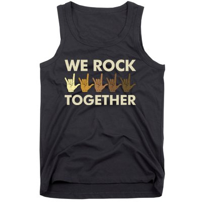 Funny We Rock Together Tank Top