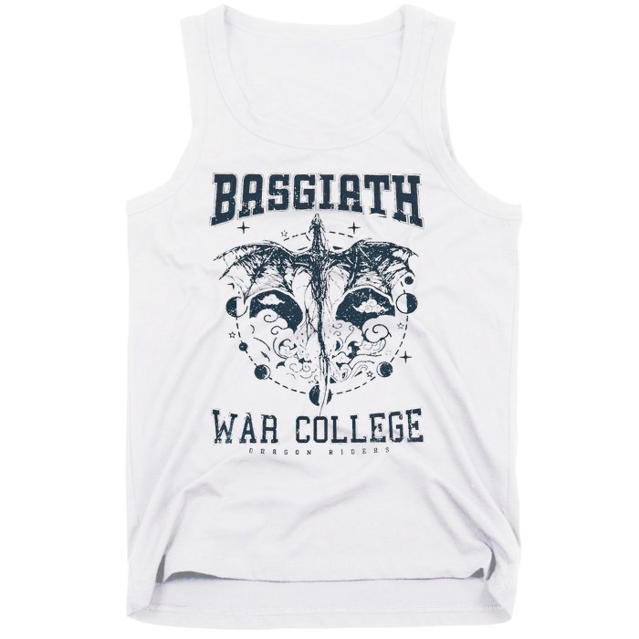 Fourth Wing Romantasy Dark Academia Dragons YA Fantasy book Tank Top