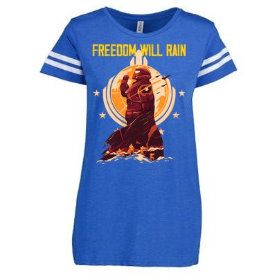 Freedom Will Rain Hell Of Diver Helldiving Lovers Enza Ladies Jersey Football T-Shirt