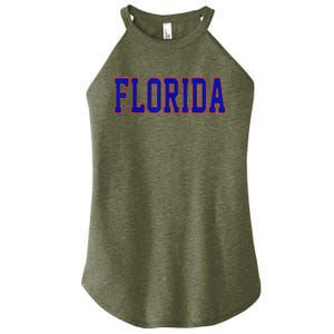 Florida Women Retro Orange Women's Perfect Tri Rocker Tank