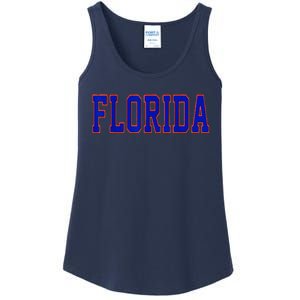 Florida Women Retro Orange Ladies Essential Tank