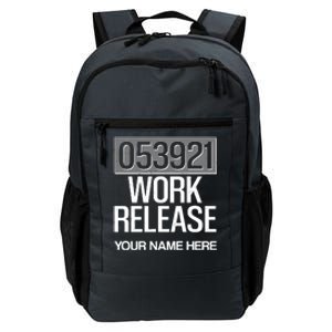 Funny Work Release Personalize Custom Name Daily Commute Backpack