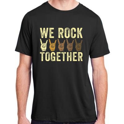 Funny We Rock Together Adult ChromaSoft Performance T-Shirt