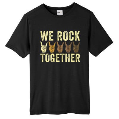 Funny We Rock Together Tall Fusion ChromaSoft Performance T-Shirt