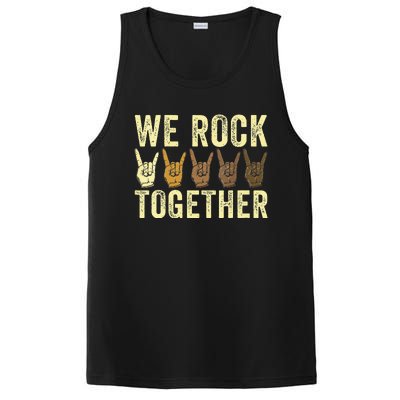 Funny We Rock Together PosiCharge Competitor Tank