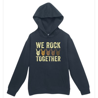 Funny We Rock Together Urban Pullover Hoodie