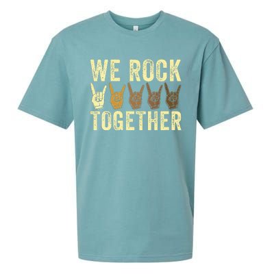 Funny We Rock Together Sueded Cloud Jersey T-Shirt