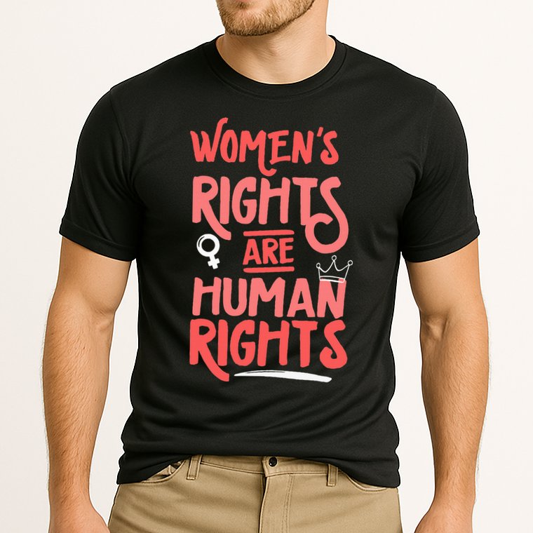 Feminist Women Rights Are Human Rights Cooling Performance Crew T-Shirt