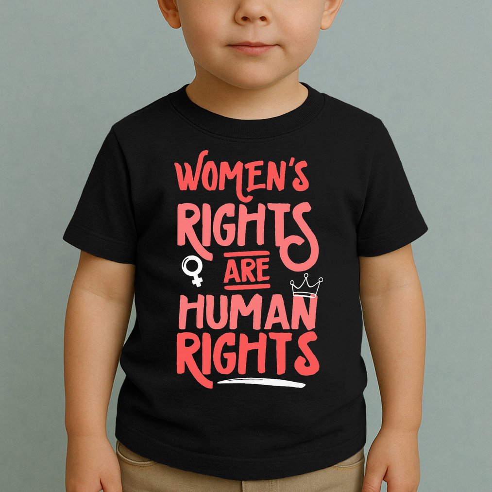 Feminist Women Rights Are Human Rights Toddler T-Shirt