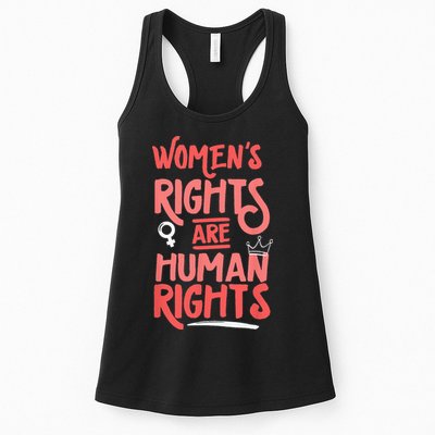 Feminist Womens Rights Are Human Rights Womens Tank Top