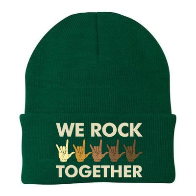 Funny We Rock Together Knit Cap Winter Beanie