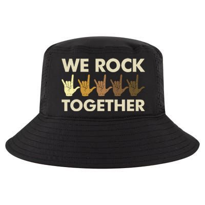 Funny We Rock Together Cool Comfort Performance Bucket Hat