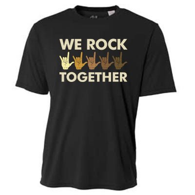 Funny We Rock Together Cooling Performance Crew T-Shirt