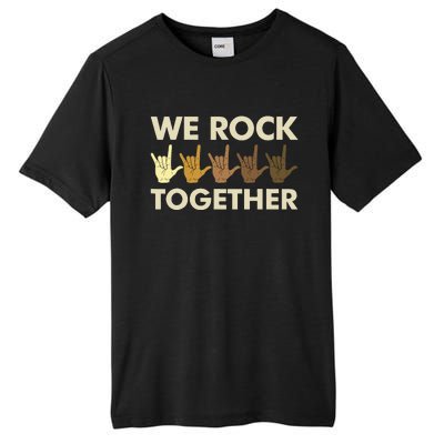 Funny We Rock Together Tall Fusion ChromaSoft Performance T-Shirt