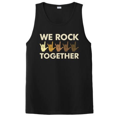 Funny We Rock Together PosiCharge Competitor Tank