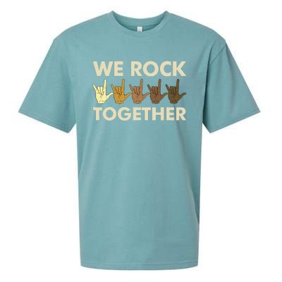 Funny We Rock Together Sueded Cloud Jersey T-Shirt