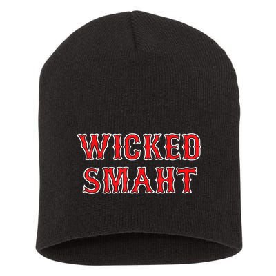 Funny Wicked Smaht Gift Funny Saying Sarcastic Novelty Boston Short Acrylic Beanie