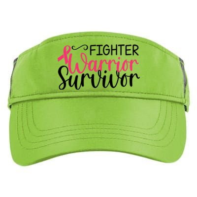 Fighter Warrior Survivor Breast Cancer Adult Drive Performance Visor