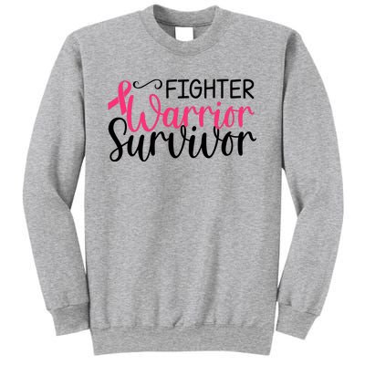 Fighter Warrior Survivor Breast Cancer Sweatshirt