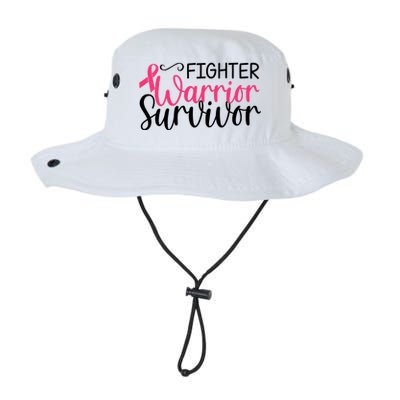 Fighter Warrior Survivor Breast Cancer Legacy Cool Fit Booney Bucket Hat