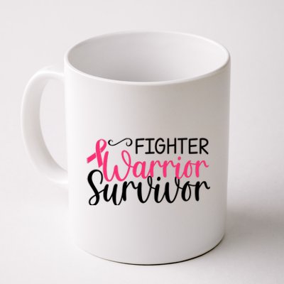 Fighter Warrior Survivor Breast Cancer Coffee Mug