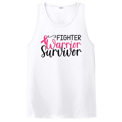 Fighter Warrior Survivor Breast Cancer PosiCharge Competitor Tank